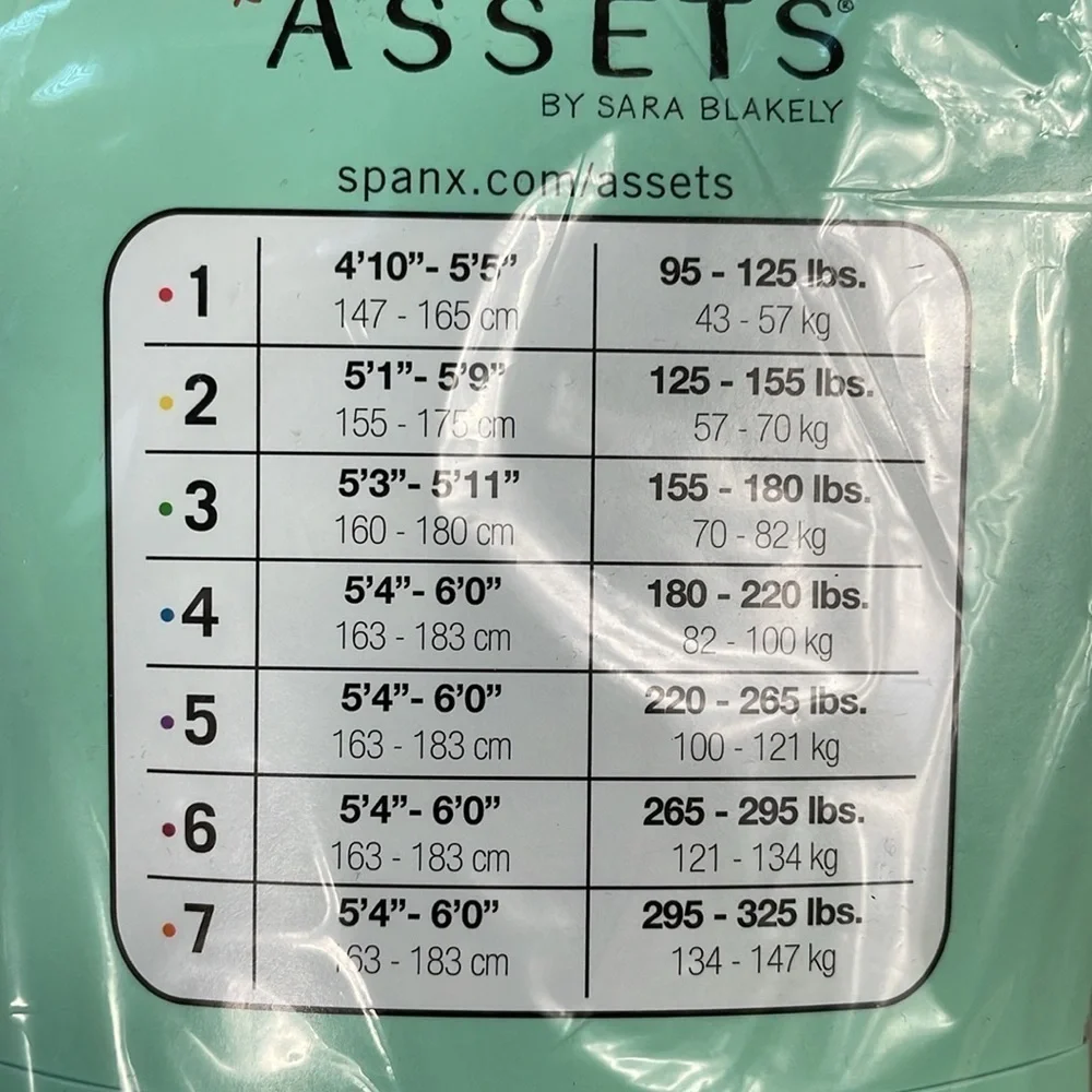Spanx Assets Shaping Tights Textured Wish Bone Slimming Smoothing Black Sz 3